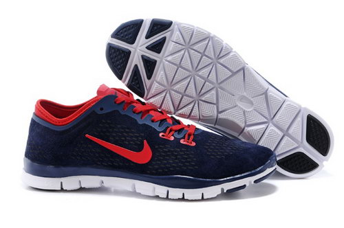 Nike Free 5.0 Tr Fit 3 Mens Shoes Dark Blue Red New Outlet Online